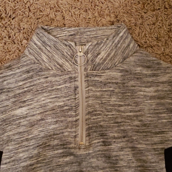 Pink VS Sweatshirt With Zip Up Neckline - Picture 6 of 10